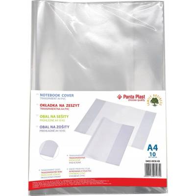 Panta Plast Obal na zošit A4 PVC 10ks 260x5 mm