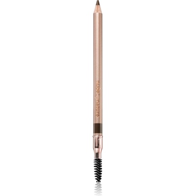 Nude by Nature Defining молив за вежди с четка цвят 02 Medium Brown 1, 08 гр