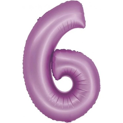 Godan balloons Chytrý fóliový balónek číslo 6 matná levandule 76 cm