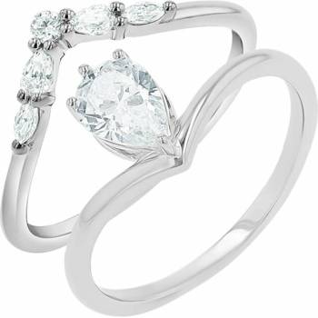 Eppi zásnubný set prsteňov s lab grown diamantmi Kristine RE48917