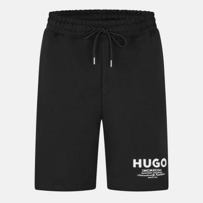 Hugo Поларени къси панталони Hugo Men's Nomario Fleece Jogger Shorts - Black 005