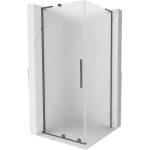 Mexen Velar L плъзгаща се душ кабина 100 x 100 cm, матирано, gun metal - 871-100-100-33-95 (871-100-100-33-95)