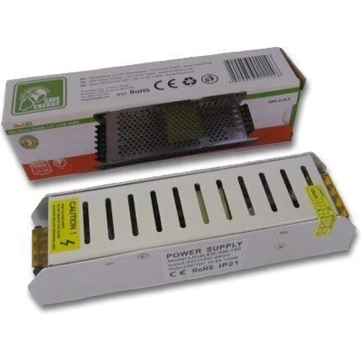 limaLED Захранване за LED ленти 180W, 15A, 12V, Slim, метален корпус - limaLED (1951)