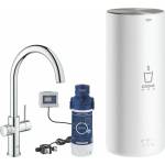 GROHE Кухненски смесител Grohe Red Duo хромиран с чучур тип C и бойлер размер L (30079001)
