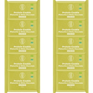 BrainMax Pure 10 x BrainMax Pure® Protein Cookie - шамфъстък и бял шоколад, БИО, 60 g