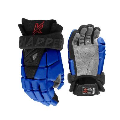 Knapper Hokejbalové rukavice Knapper AK7 SR, Senior, modrá, 14"