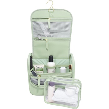Stackers Пътна чантичка за тоалетни принадлежности Stackers зелена салвия (76194)