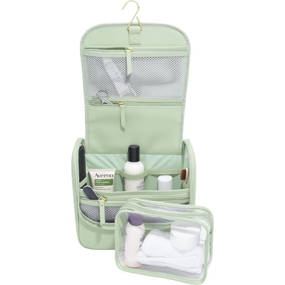 Stackers Пътна чантичка за тоалетни принадлежности Stackers зелена салвия (76194)