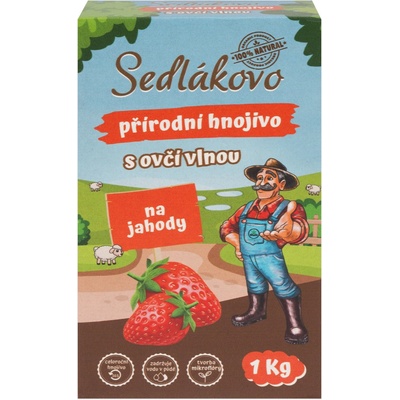 Sedlákovo hnojivo s ovčí vlnou na jahody 1 kg – Zboží Mobilmania