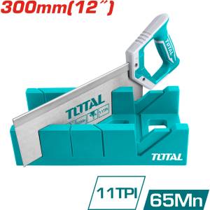 TOTAL Трион пасвател total 300 мм (11 tpi) с шаблон за рязане под ъгъл (tl thtk591262)