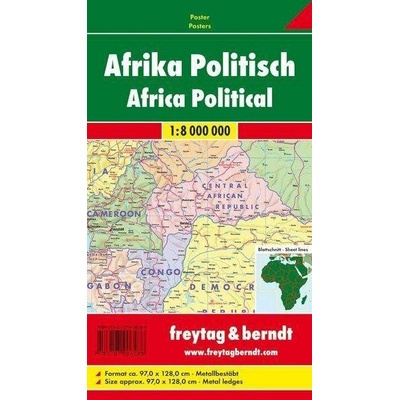 AFR B Afrika 1:8 000 000 lištovaná