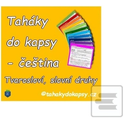 Taháky do kapsy - Ćeština: Tvarosloví, slovní druhy (kartičky v krabičce)