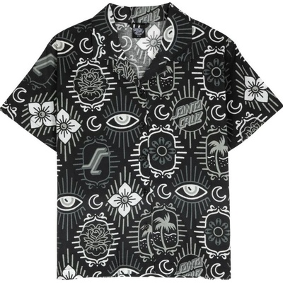 Santa Cruz košela Patchwork S/S Shirt Black Patchwork