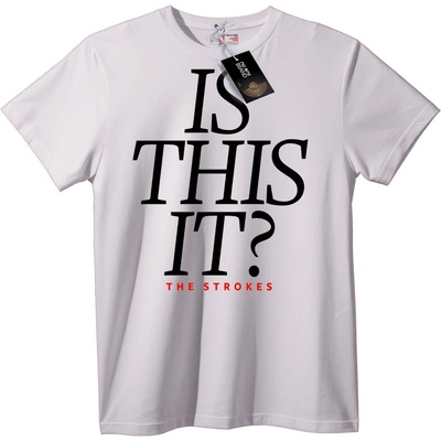 NOONEBRAND Тениска Is This It? The Strokes - 7XL, White