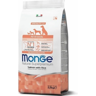 Monge Puppy & Junior Salmon & Rice 2,5 kg