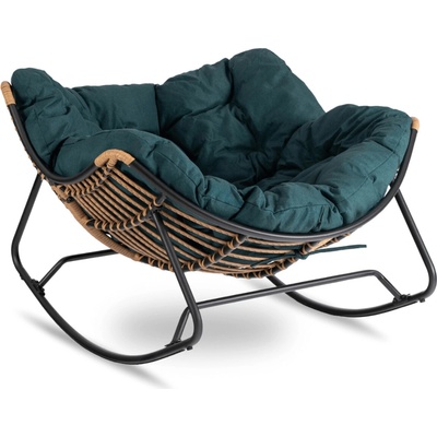 JAKS Houpací křeslo zelené Elton – Zboží Dáma