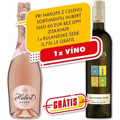 Hubert Grand Medium Dry Rosé 11,5% 0,75 l