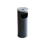 Horecano Метален екстериорен пепелник 20, 5x20, 5x58cм. , 12л. черен G-(11251-002-B) - Horecano (018530)
