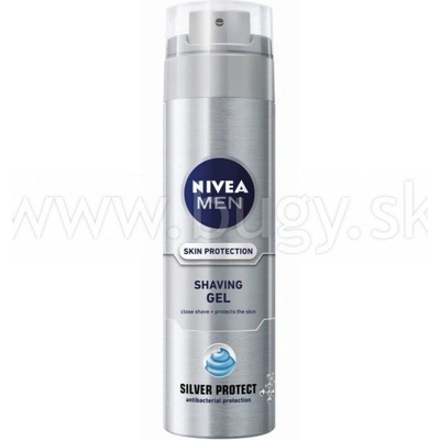 Nivea For Men Silver Protect gél na holenie 200 ml
