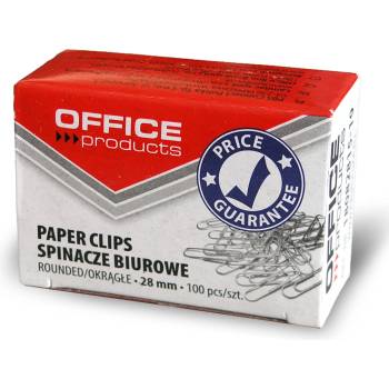 Image 1 of Office Products Кламери Office Products, заоблен връх, 28mm, опаковка 100 (15702-А)