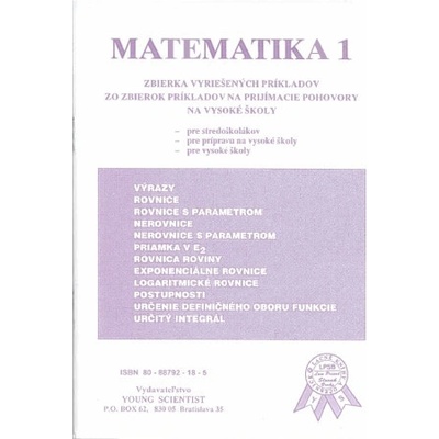 Matematika 1 Zdeněk Miler