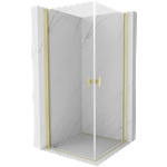 Mexen Mist-B Duo водоустойчива кабина 85 x 85 см, прозрачна, златиста матирана - 8A2-085-085-55-00 (8A2-085-085-55-00)
