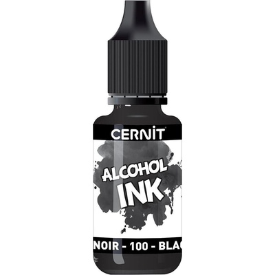 Cernit Alcohol Ink Алкохолно мастило Black 20 ml 1 бр (CE2000020100C)