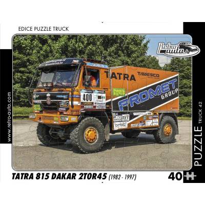 Retro cars - Puzzle Tatra 815 Dakar 2T0R45 (1982 - 1997) - 40 - 99 piese