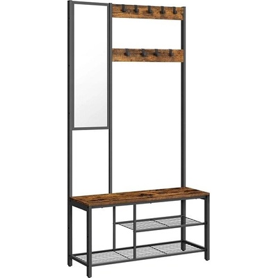 Songmics Vasagle ELEVATOR s botníkemvhnědá – Zboží Dáma