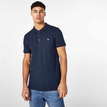 Image 1 of Jack Wills Jack Eaton Stretch Polo - Navy