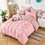EmonaMall Двулицево спално бельо EmonaMall, 6 части - Модел S16032 (S16032-33333d)