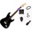 Squier Sonic Stratocaster HT H LRL Premium SET Black Електрическа китара