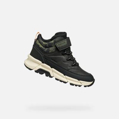 Geox Черни детски обувки за глезена Geox Flexyper Plus Geox | Cheren | Момчешки | 30