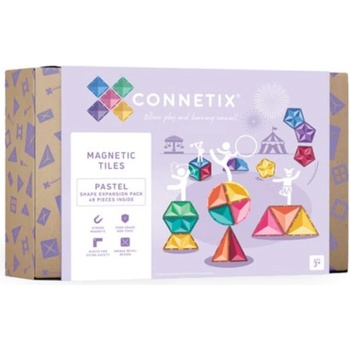 Connetix Pastel Shape Expansion Pack 48 ks