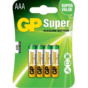 GP Batteries Алкална батерия gp ultra lr6 aa -4 бр. в опаковка- 1.5v gp, gp15au (gp-ba-15au21-sb4)