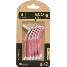 SOFTdent Mezizubní kartáček ECO zahnutý 0,5 mm 10 ks