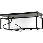 Spinder Design Черна метална стенна закачалка с рафт 70 cm Rex - Spinder Design (GW127-02-02)