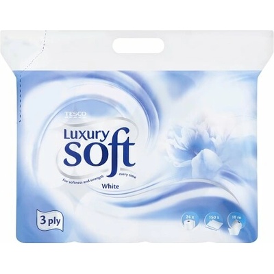 Tesco Soft Luxury White 3 vrstvy 24 ks