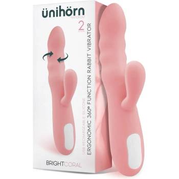 INTOYOU Ünihörn Brightcoral Ergonomic 360 Function Rabbit Vibrator