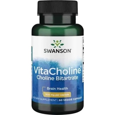 Swanson vitacholine cholín bitartrát 60 vegetariánskych kapsúl