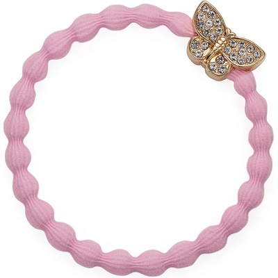 By Eloise London Bling Charms Butterfly Ластик за коса за жени цвят Soft Pink