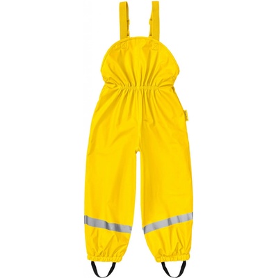 Playshoes Dívčí Chlapecké nepromokavé kalhoty žlutá