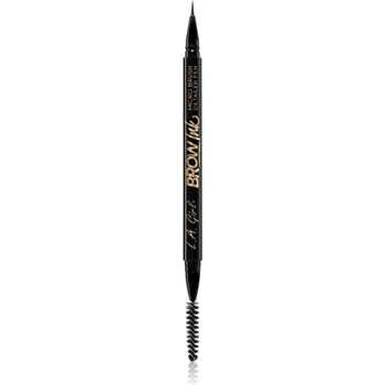 L. A. Girl Cosmetics Brow Ink маркер за вежди с четка цвят Dark Brown 0.45ml