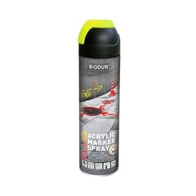 Biodur špeciálny značkovací sprej 500 ml žltý