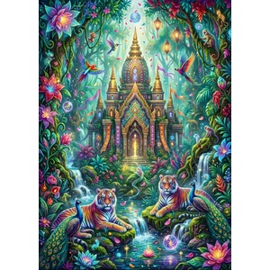 Bluebird Puzzle - Puzzle The Tiger Sanctuary - 500 piese