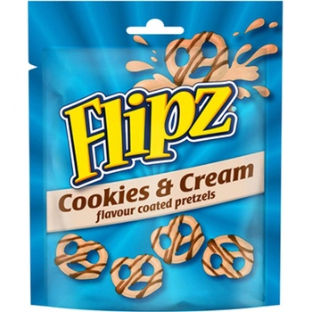 Flipz cookies cream