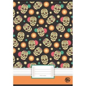 OPTISCHOOL Тетрадка, с телбод, A4, с линии, 32 листа, OPTISCHOOL, A4 „81-32, „Skull 27I8132-009 (27I8132-009)