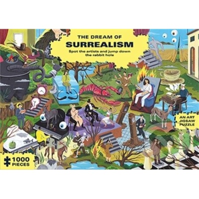 Jigsaw The Dream of Surrealism Art History B Van Den Broucke 1000 dílků