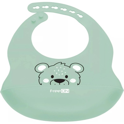 Freeon Силиконов лигавник Freeon - Мече, зелен (49423)