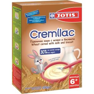 Jotis Пшенична каша Jotis - Cremilac, с мляко и бисквити, 200 g (770004) - baby